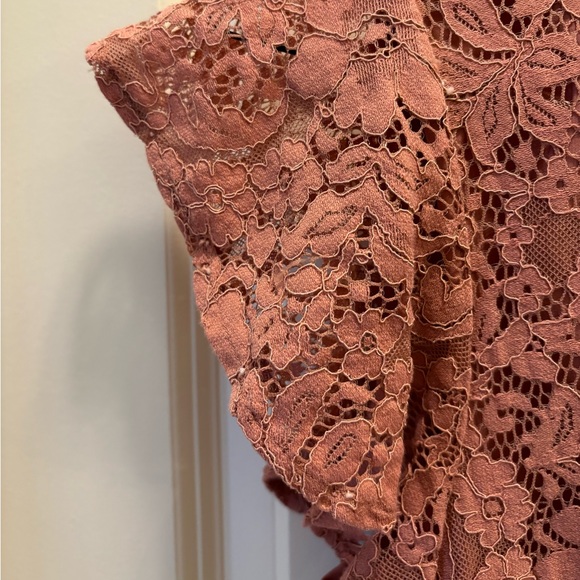 By Together Dress with overlay; medium; mauve in color - Picture 3 of 12